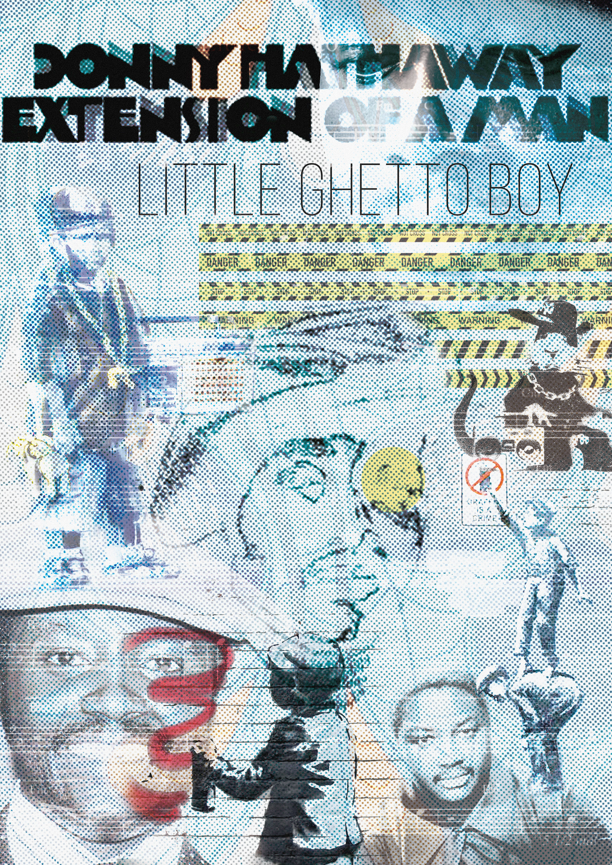Little Ghetto Boy. (Banksy touch)